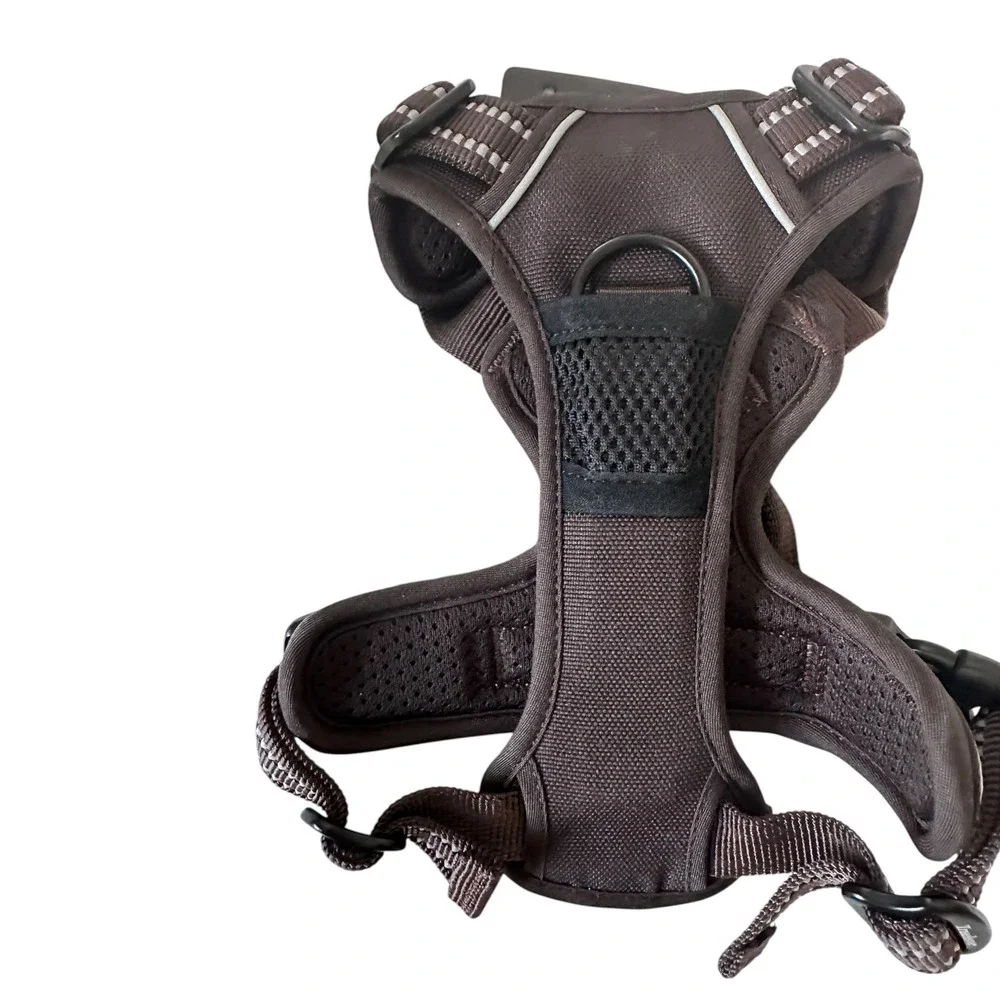 Truelove‎ No Pull Dog Harness XS Brown New Reflective 3M Scotchlite TLH5651